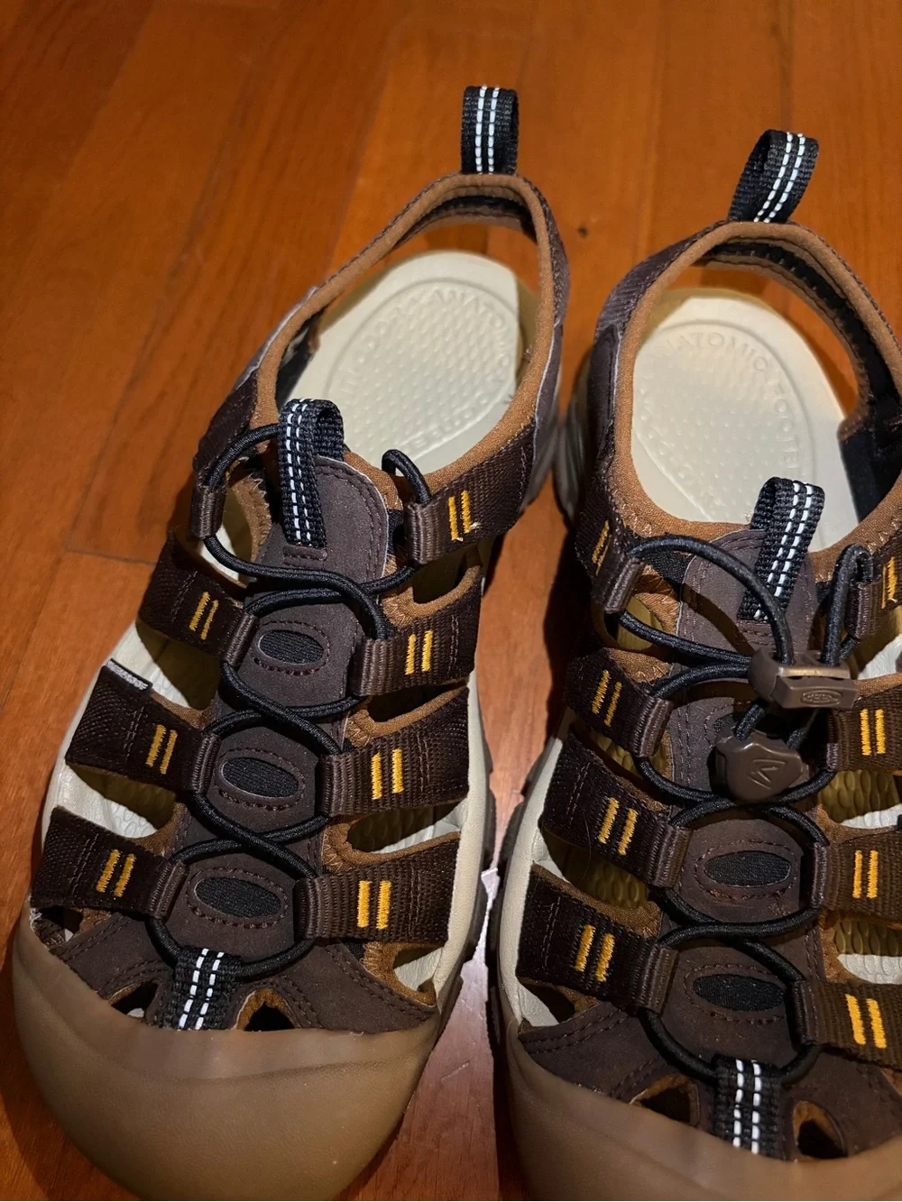 Keen Brown and Beige Closed-Toe Outdoor Sandals